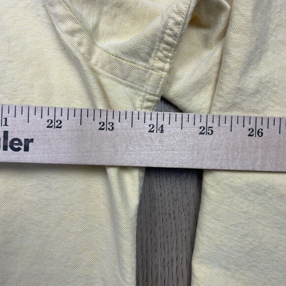 Ralph Lauren Rugby Shirt Mens Extra Large Yellow University Oxford Button Down - Picture 10 of 12